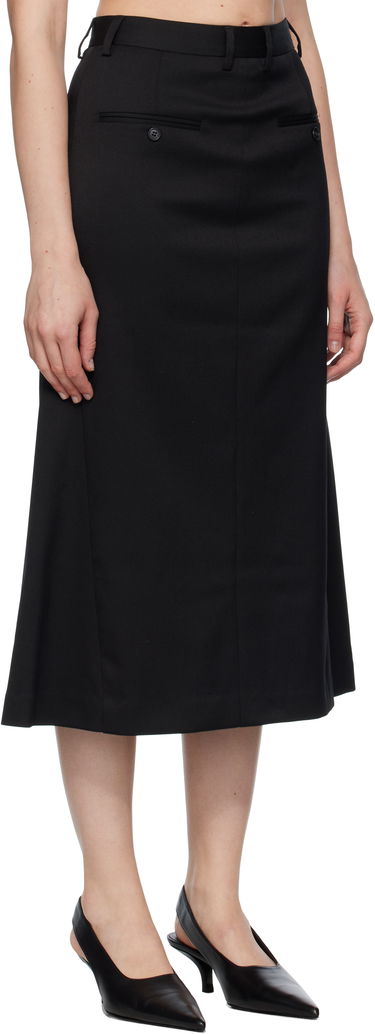 Hame Maison Margiela MM6 Maison Margiela Tailored Midi Skirt Harmaa | S52MI0021 S47848, 4