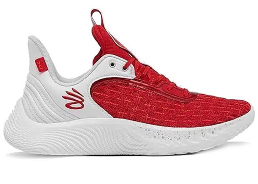 Koripallo Under Armour Curry Flow 9 Team Red White Valkoinen | 3025631-100