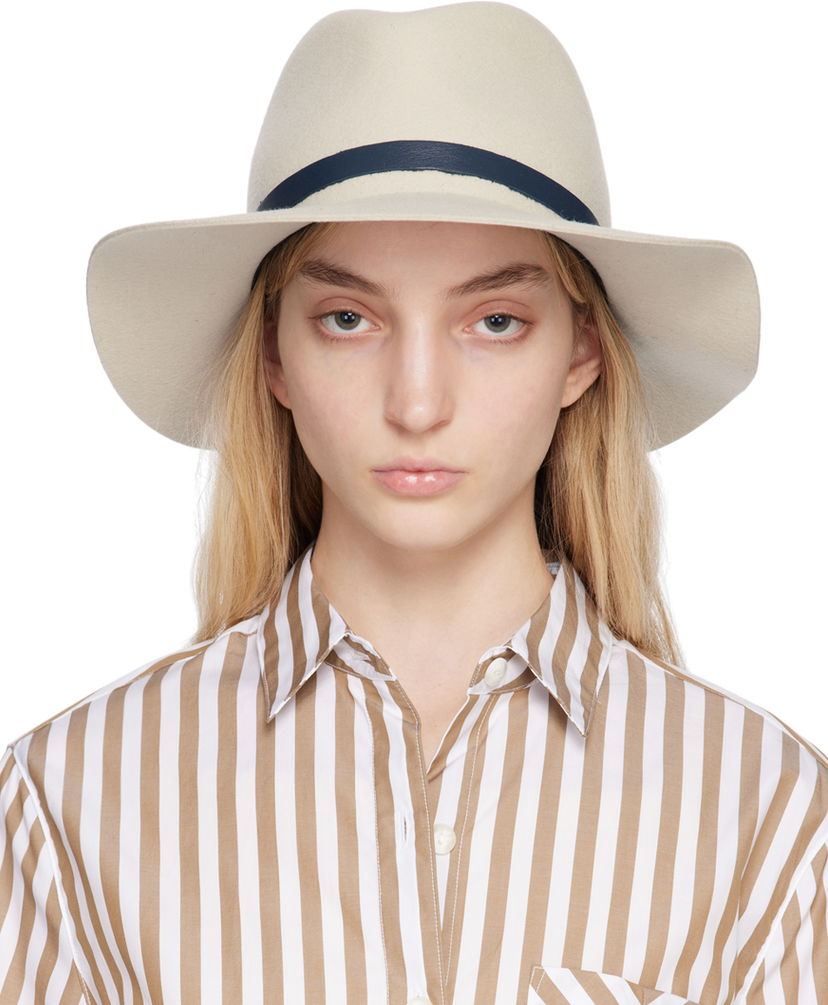 Hattu rag & bone rag & bone Finley Packable Fedora Beige | WJW23S1033SA33