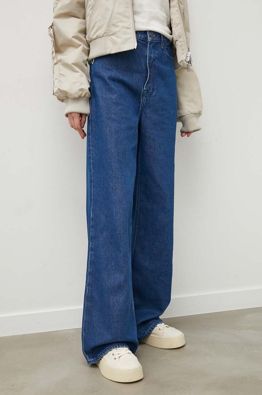 Jeans Samsoe Samsoe REBECCA Wide Leg Jeans Sininen | F22200166, 0