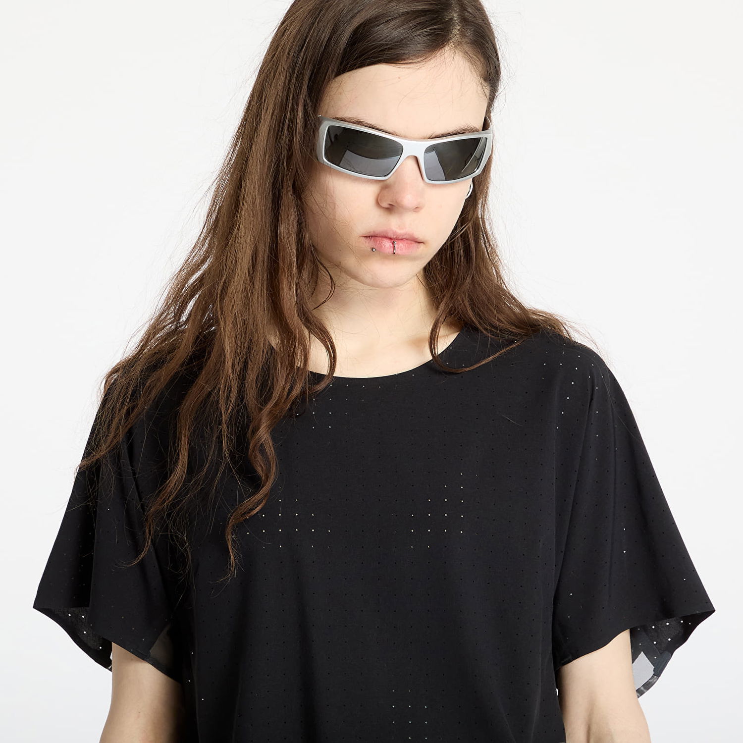 Crop top Y-3 Y-3 Running Short Sleeve Crop Top Musta | JN4897, 1