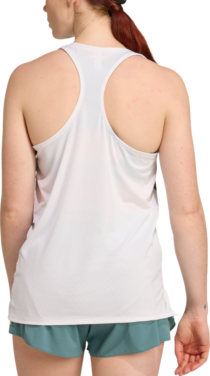 Tankkitoppi adidas Performance Adizero Archive Running Tank Top Valkoinen | jz8034, 1