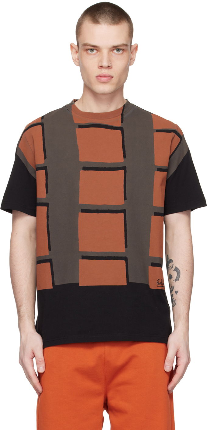 T-paita Paul Smith Paul Smith Brick Print T-Shirt Monivärinen | M1R-919T-KP3666-79, 0