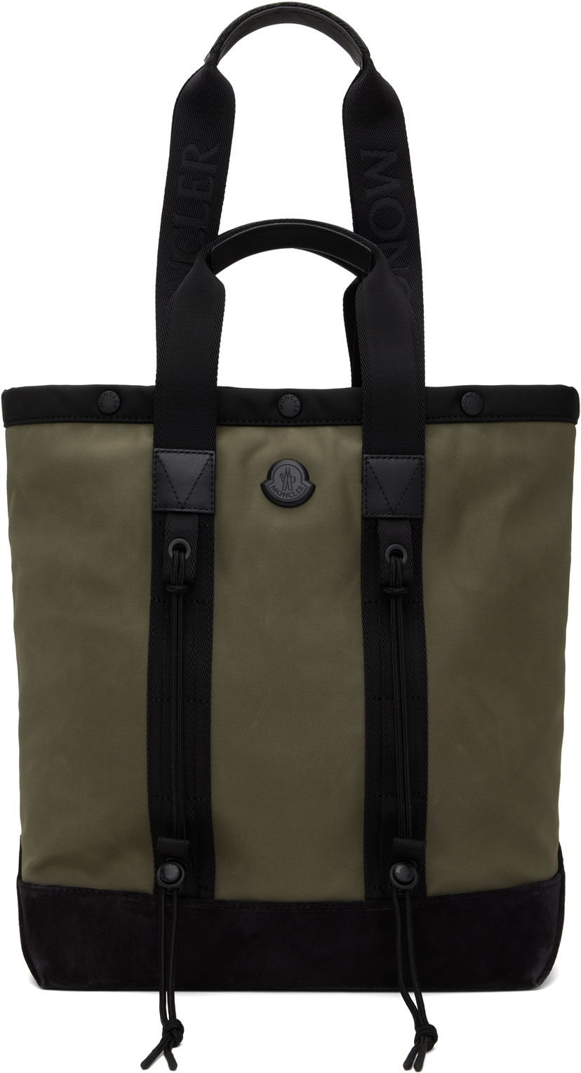 Kangaskassi Moncler Moncler Small Tech Tote Vihreä | K109A5D00001M6261