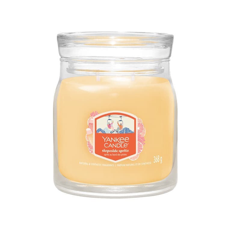 Kynttilät Yankee Candle Slopeside Spritz Signature Medium Jar 2-Wick Candle 368g Keltainen | 43502 YC, 0