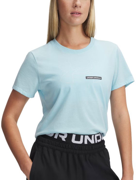T-paita Under Armour Under Armour Rival Outline Short Sleeve T-Shirt Sininen | 1389719-494