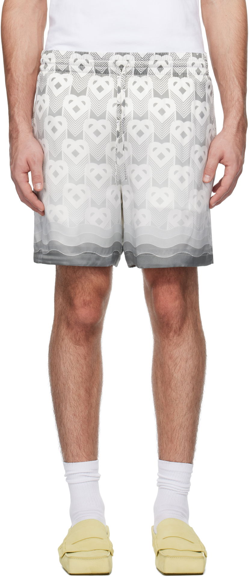 Shortsit Casablanca Drawstring Shorts Harmaa | MPS25-TR-012-01