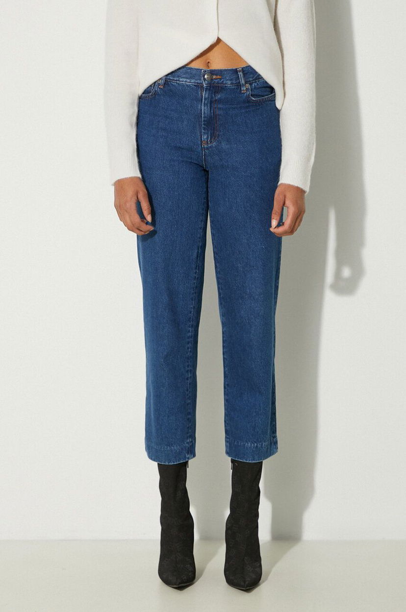 Jeans A.P.C. High Waist Jeans Sininen | COGUK.F09131
