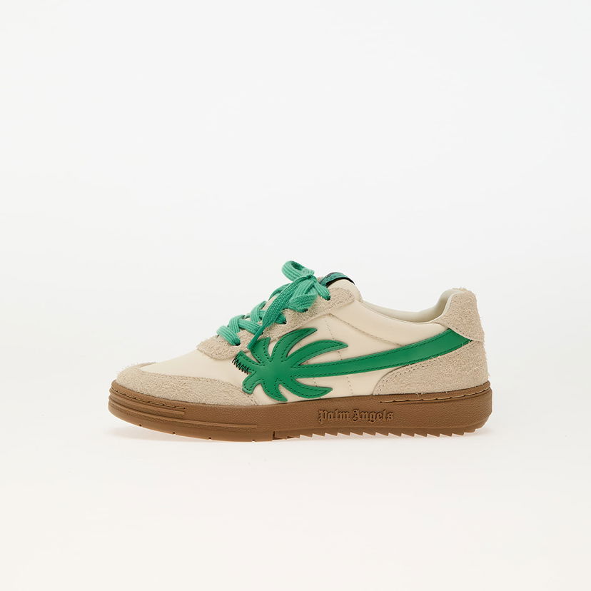 Tennarit ja kengät Palm Angels Kids Palm Beach University Nylon Beige Green EUR 33 Beige | PBIA015S25FAB0016155