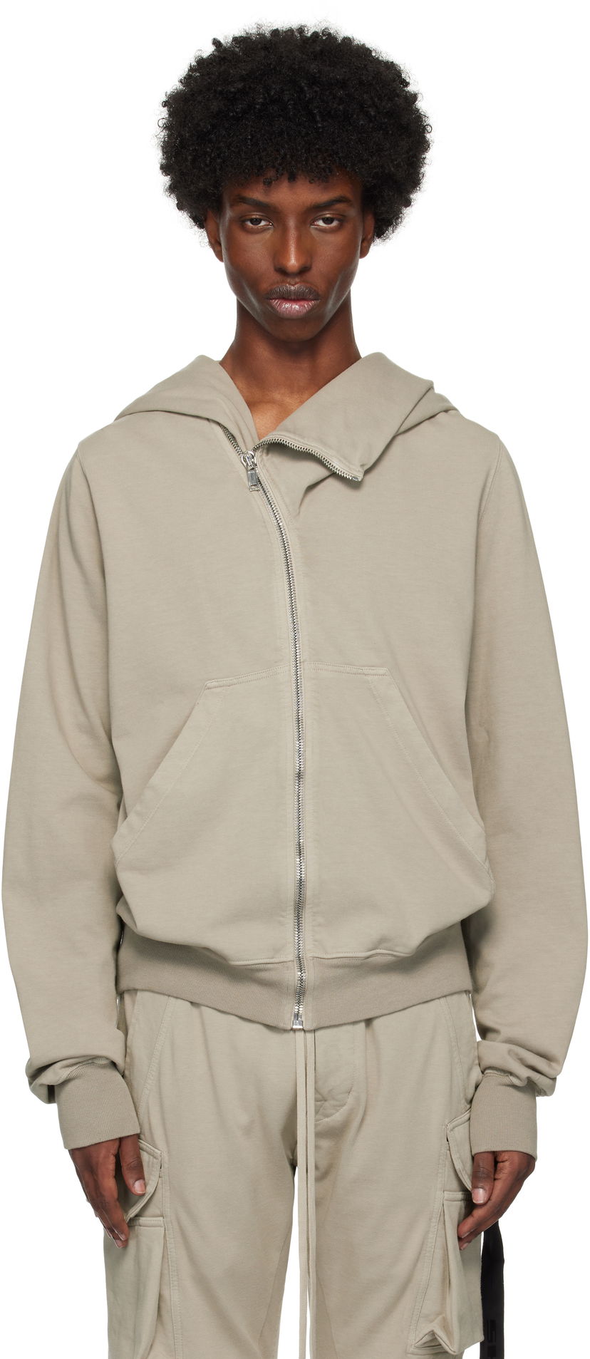 Huppari Rick Owens Porterville Mountain Hoodie Harmaa | DU02D2286 RIG