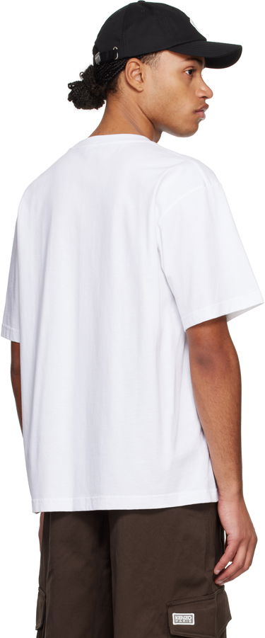 T-paita KENZO Oversize T-Shirt With Graphic Print Valkoinen | FF55TS4914SG, 2