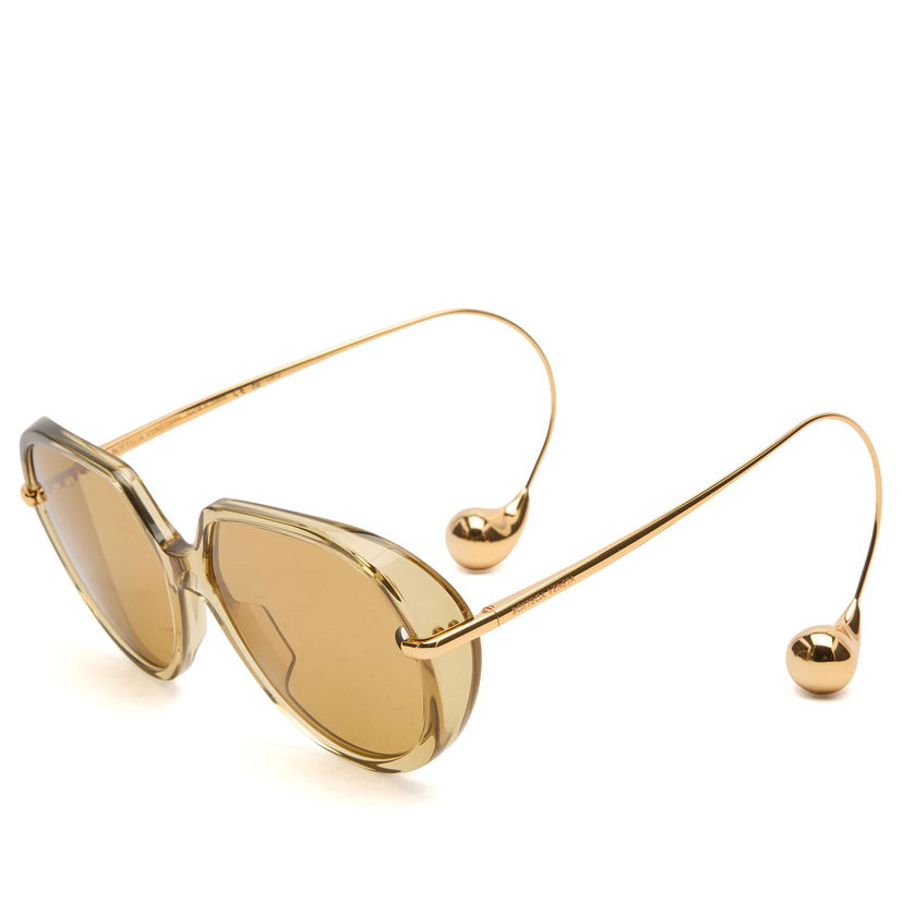 Aurinkolasit Bottega Veneta Drop Sunglasses Beige | BV1436S-004