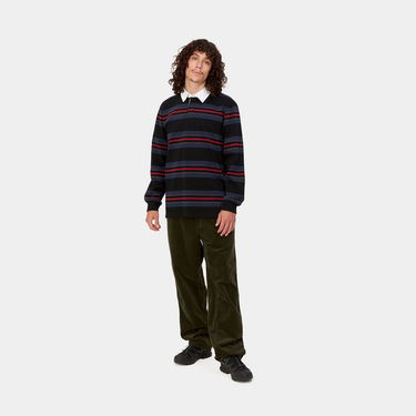 Paita Carhartt WIP Oregon Rugby Shirt Tummansininen | I032214_1PI_XX, 1