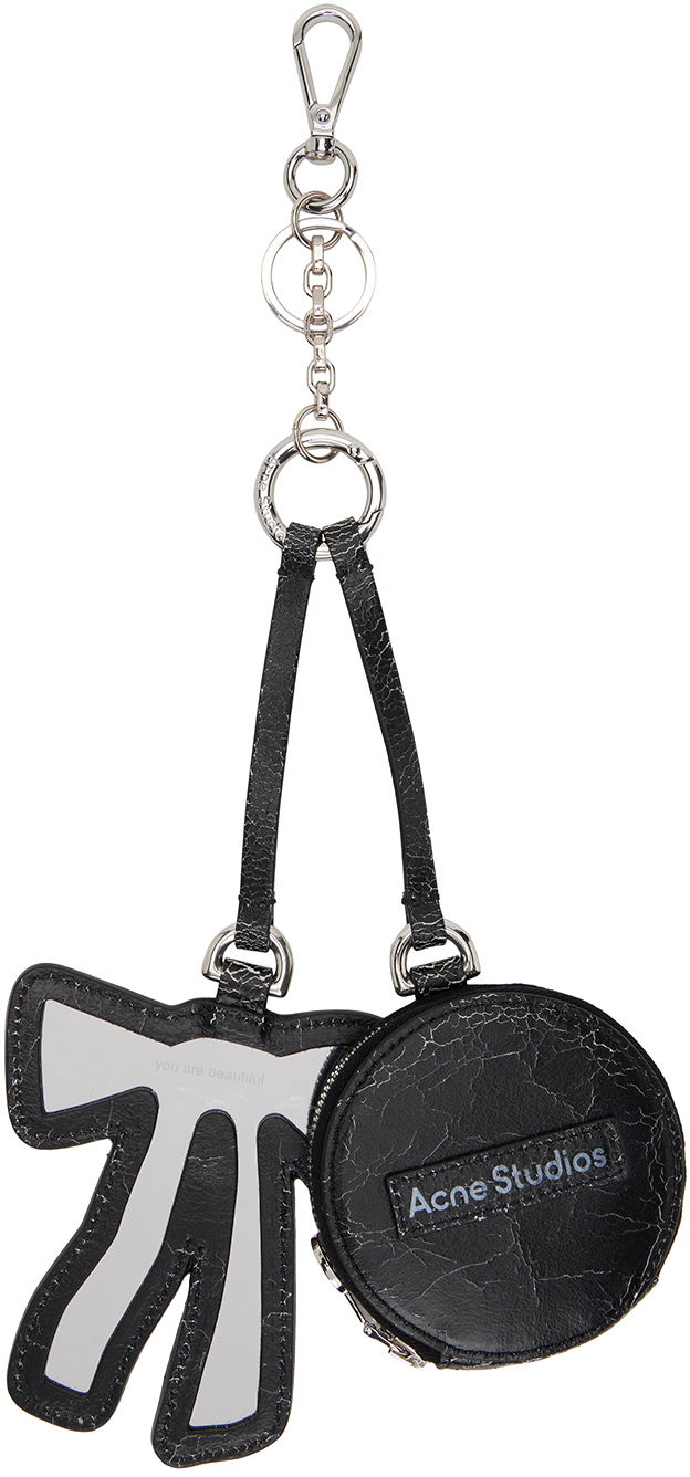 Lompakko Acne Studios Bow Mirror Coin Pouch Musta | CG0241-