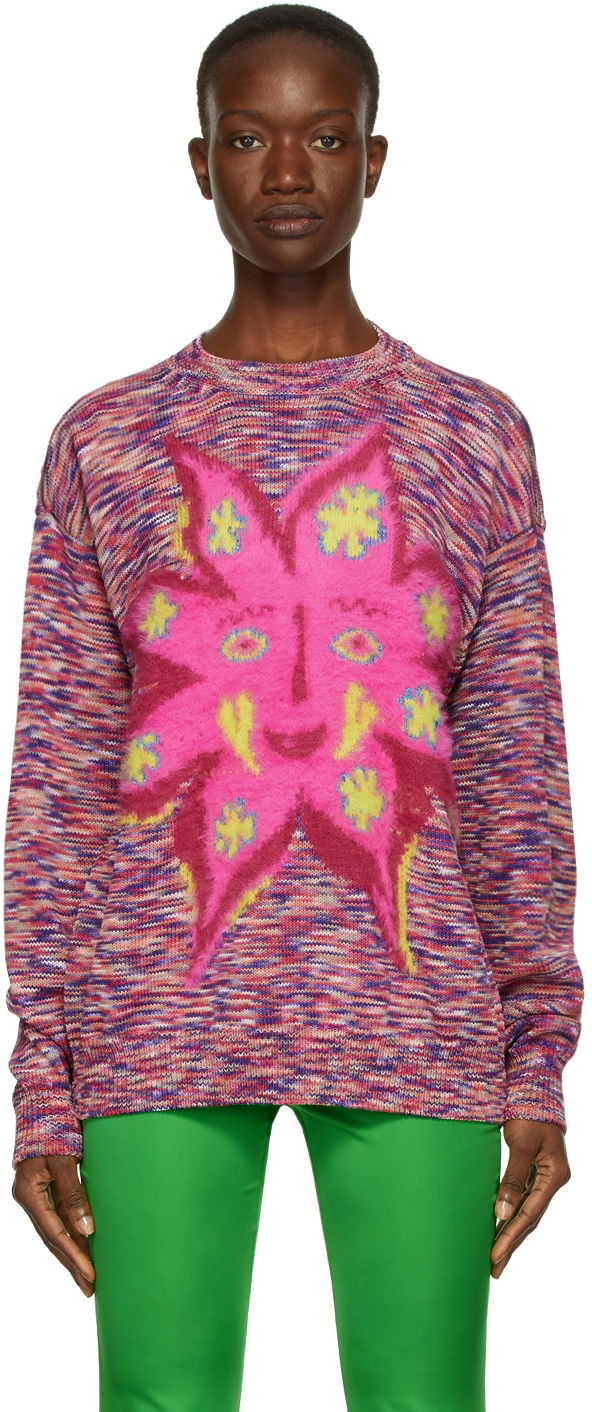 Villapaita Stella McCartney Stella McCartney Sun Print Sweater Monivärinen | 604115S7233