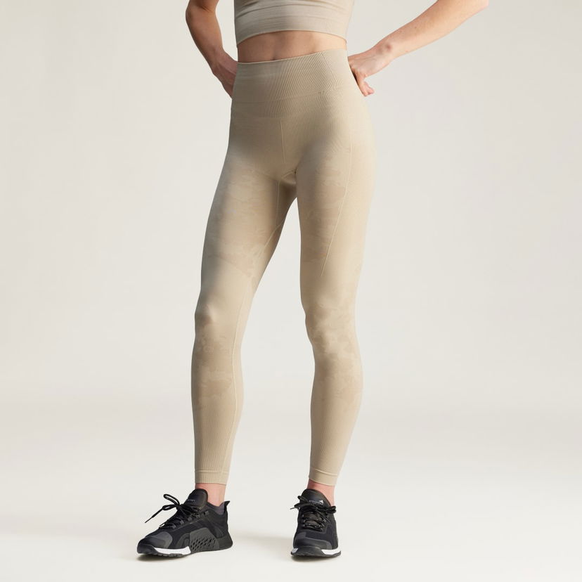 Leggingsit adidas Performance adidas by Stella McCartney TrueStrength Seamless Yoga Leggings Beige | JJ1632