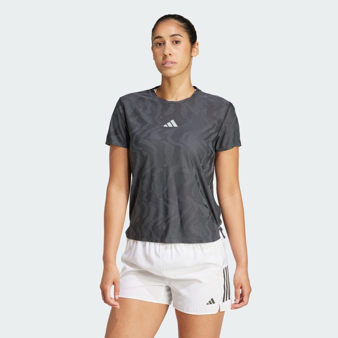 T-paita adidas Performance Ultimate Running Engineered Tee Harmaa | JD6455, 0