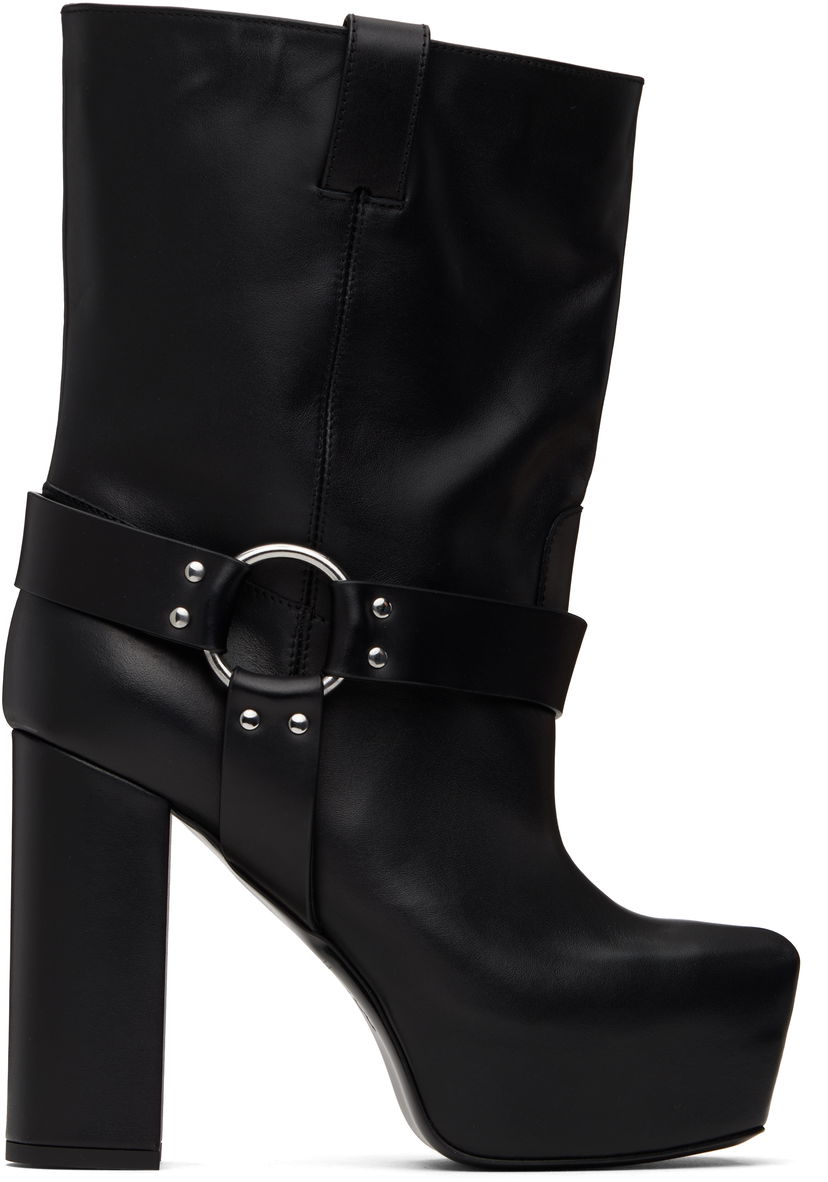 Vaatteet R13 R13 Sid Heeled Harness Boots Musta | R13S115-S001A