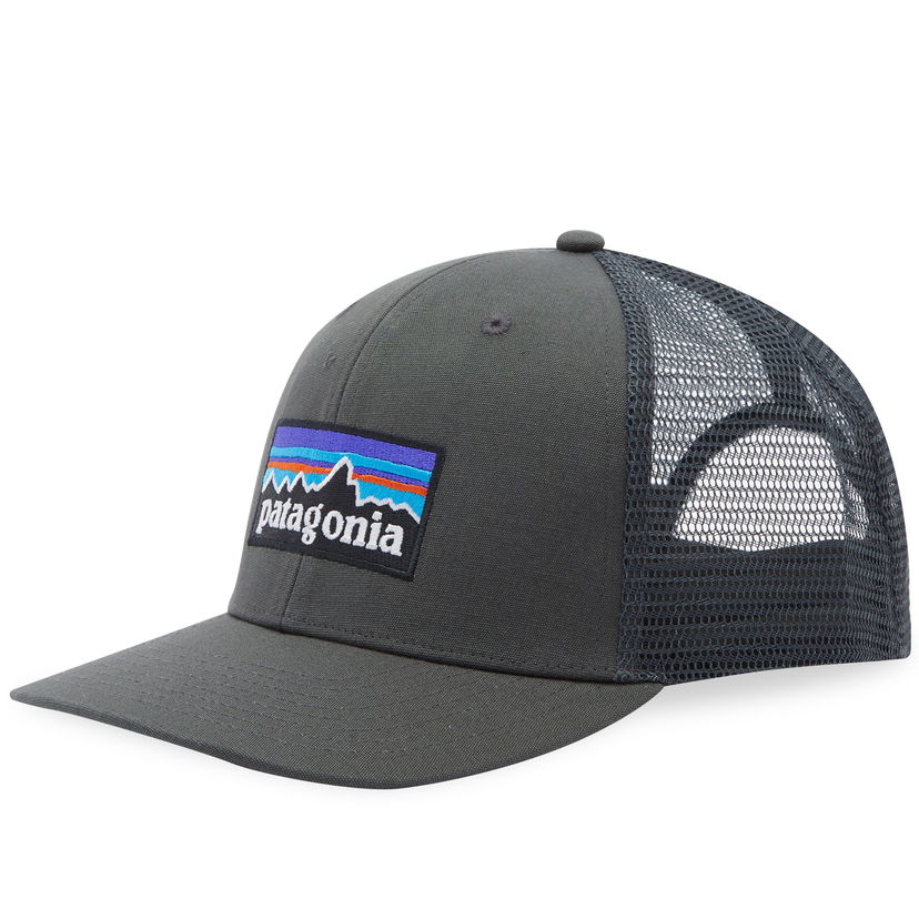 Korkki Patagonia P-6 Logo Trucker Cap Harmaa | 38289-FGE