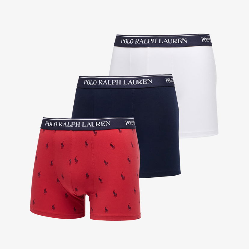 Nyrkkeilijät Polo by Ralph Lauren Polo Ralph Lauren Classic Trunk (3-Pack) Valkoinen | 714830299170