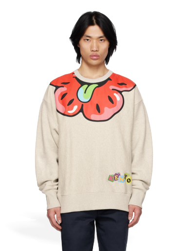 Villapaita KENZO Paris Boke Boy Harmaa | FD55SW4764MB