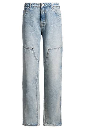 Jeans BOSS Baggy Fit Rigid Denim Jeans Sininen | 50531711