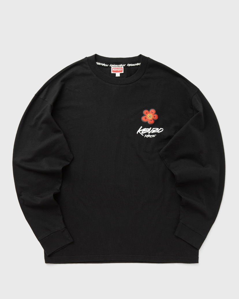 T-paita KENZO Kenzo Futura Relax Long Sleeve T-Shirt Musta | FF65TL3514SG.99J