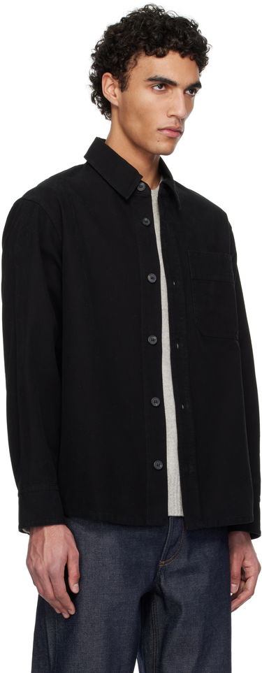 Paita A.P.C. A.P.C. Basile Chest Pocket Overshirt Beige | COGBJ-H02918, 4