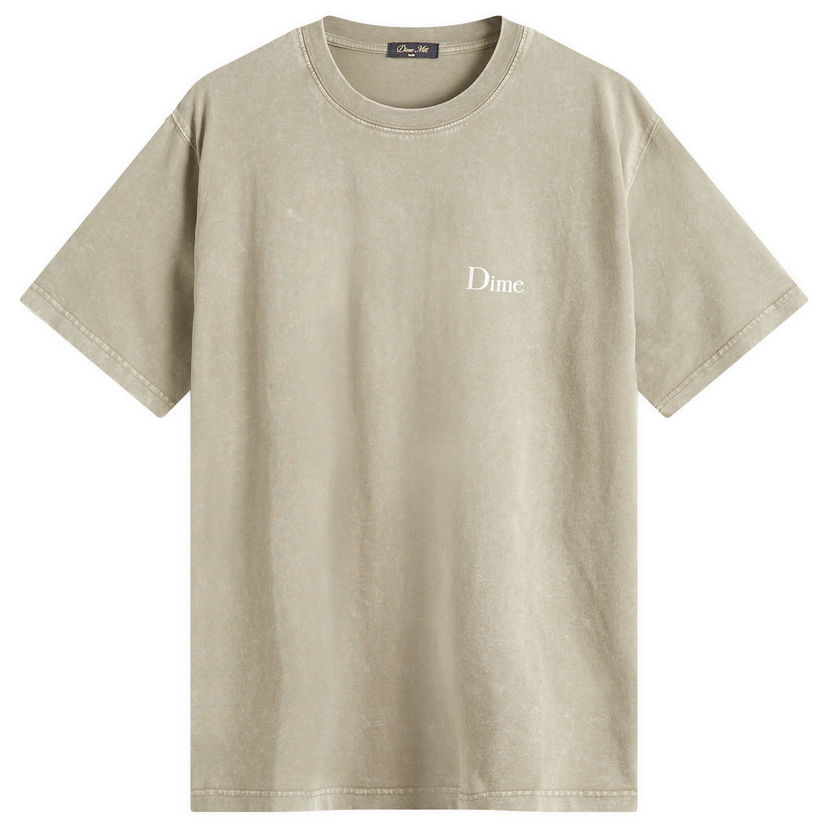 T-paita Dime Classic Small Logo T-Shirt, Size Large Beige | DIME2SP2536CEM