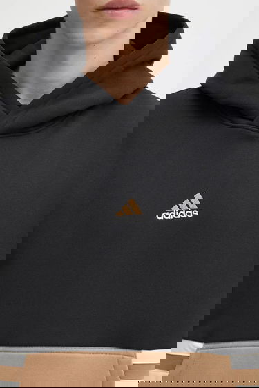Huppari adidas Performance ARCHIVE CUTLINE Color Block Striped Hoodie Beige | JY2797, 4