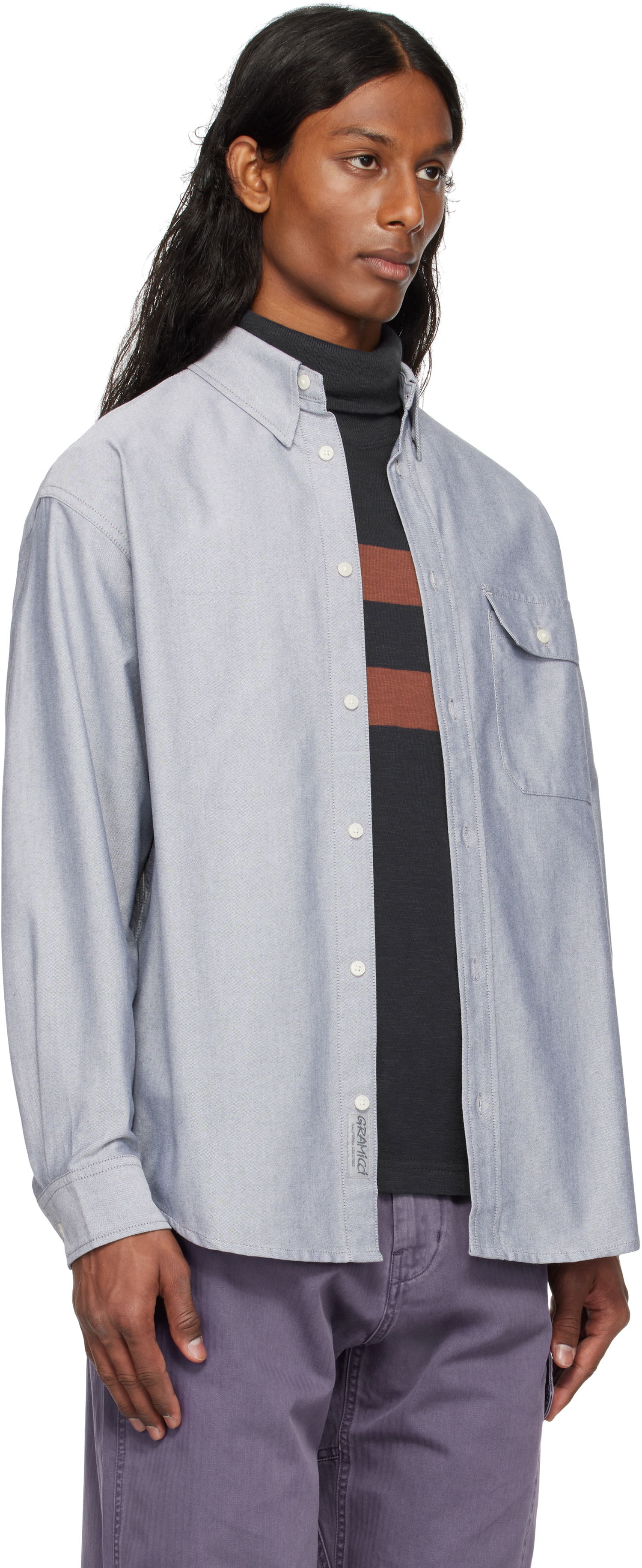 Paita GRAMICCI Gramicci Oxford Stance Shirt Sininen | G5SM-J016, 1