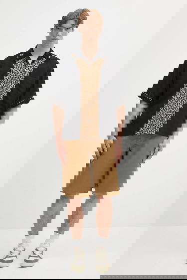 Paita WACKO MARIA Wacko Maria Switching Relaxed Shirt Musta | 25SS.WMS.OC14, 4