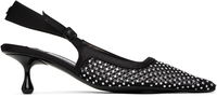 Jimmy Choo Amel 50 Crystal Slingback Heels
