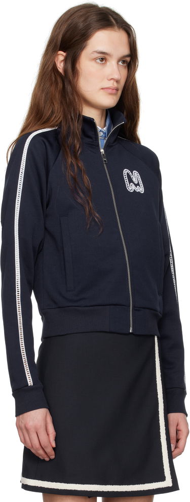 Villapaita MSGM MSGM Logo Track Jacket Tummansininen | 3841MDM136 257267, 1