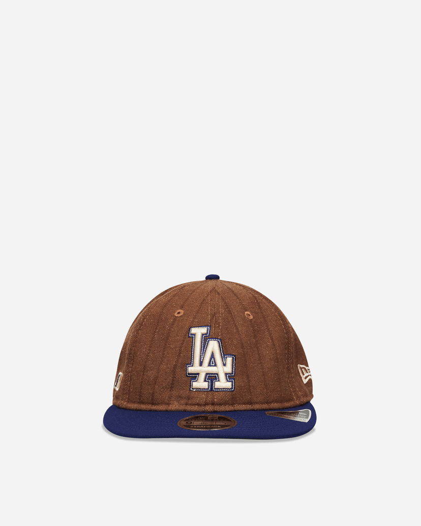 Korkki New Era LA Dodgers Three Looms x MLB Wool Pinstripe 9FIFTY Cap Ruskea | IY70 201
