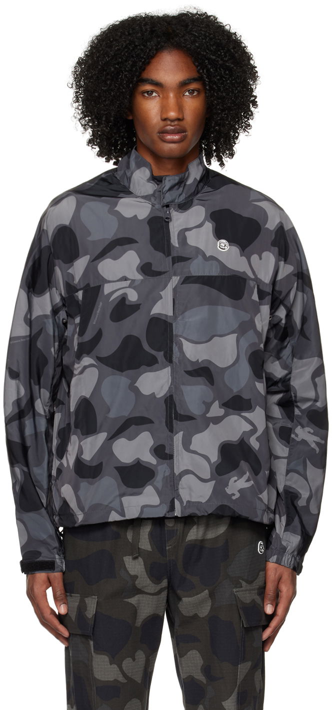 Tuulitakki BILLIONAIRE BOYS CLUB Billionaire Boys Club Camo Sports Jacket Harmaa | B22404