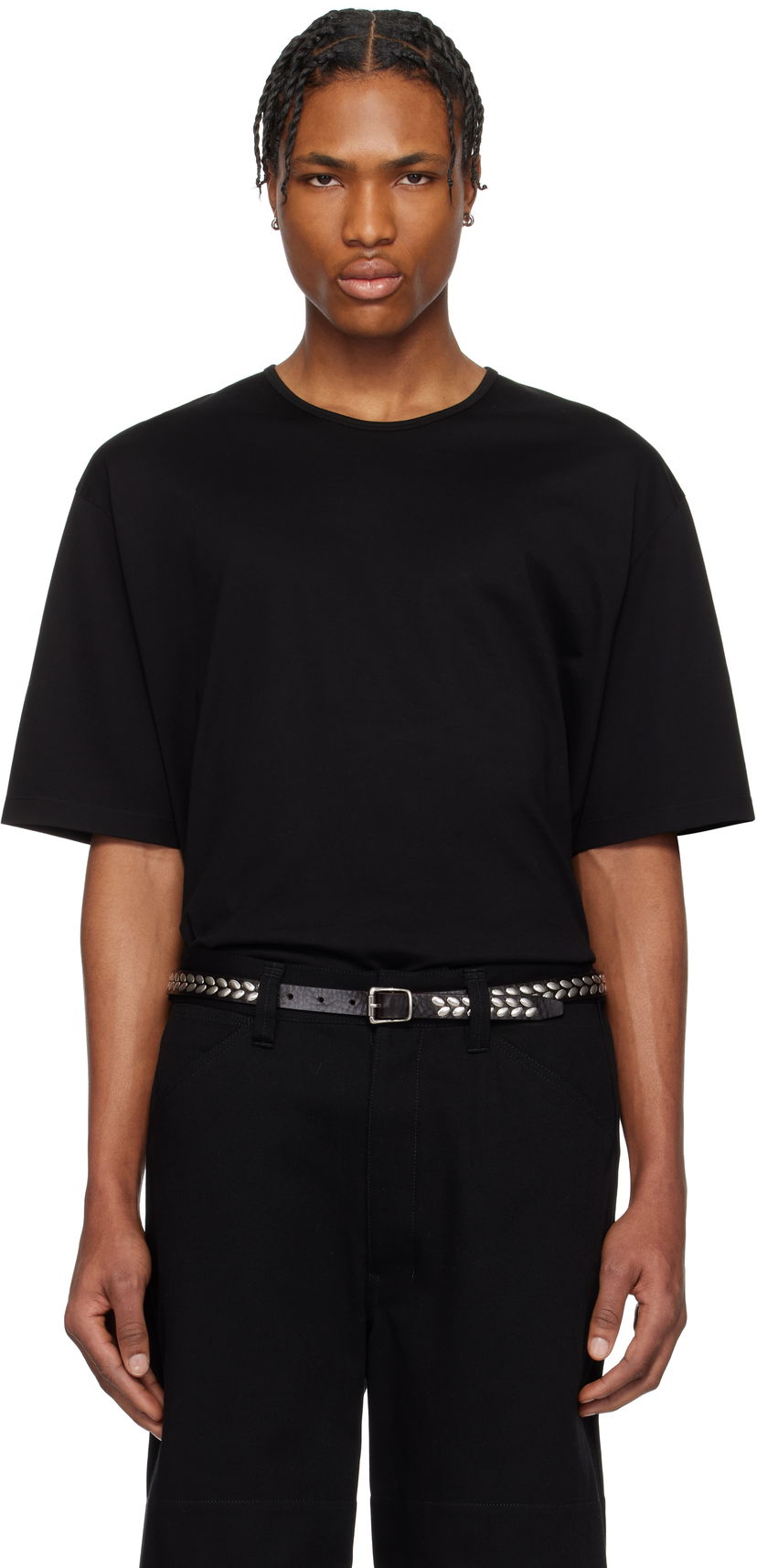 T-paita LEMAIRE Lemaire Relaxed T-Shirt Musta | TO1335 LJ1018