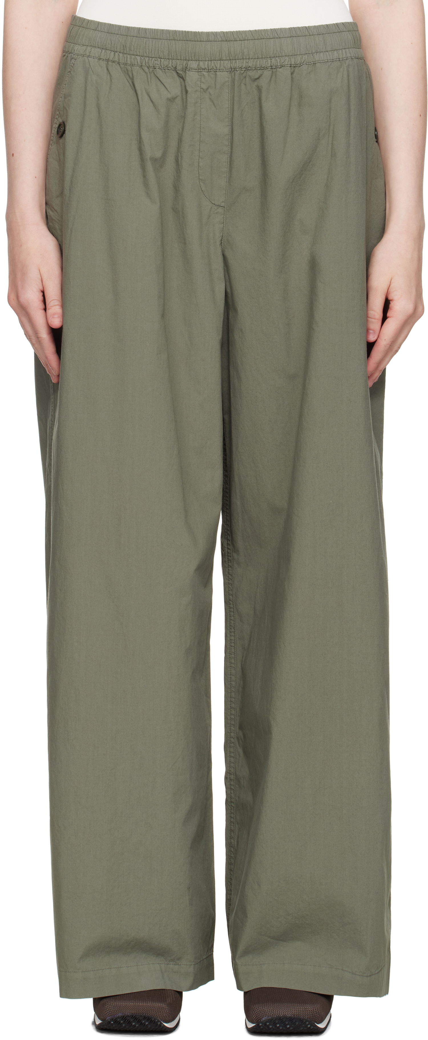 Housut YMC YMC Miners Trousers Vihreä | Q4YAE, 0