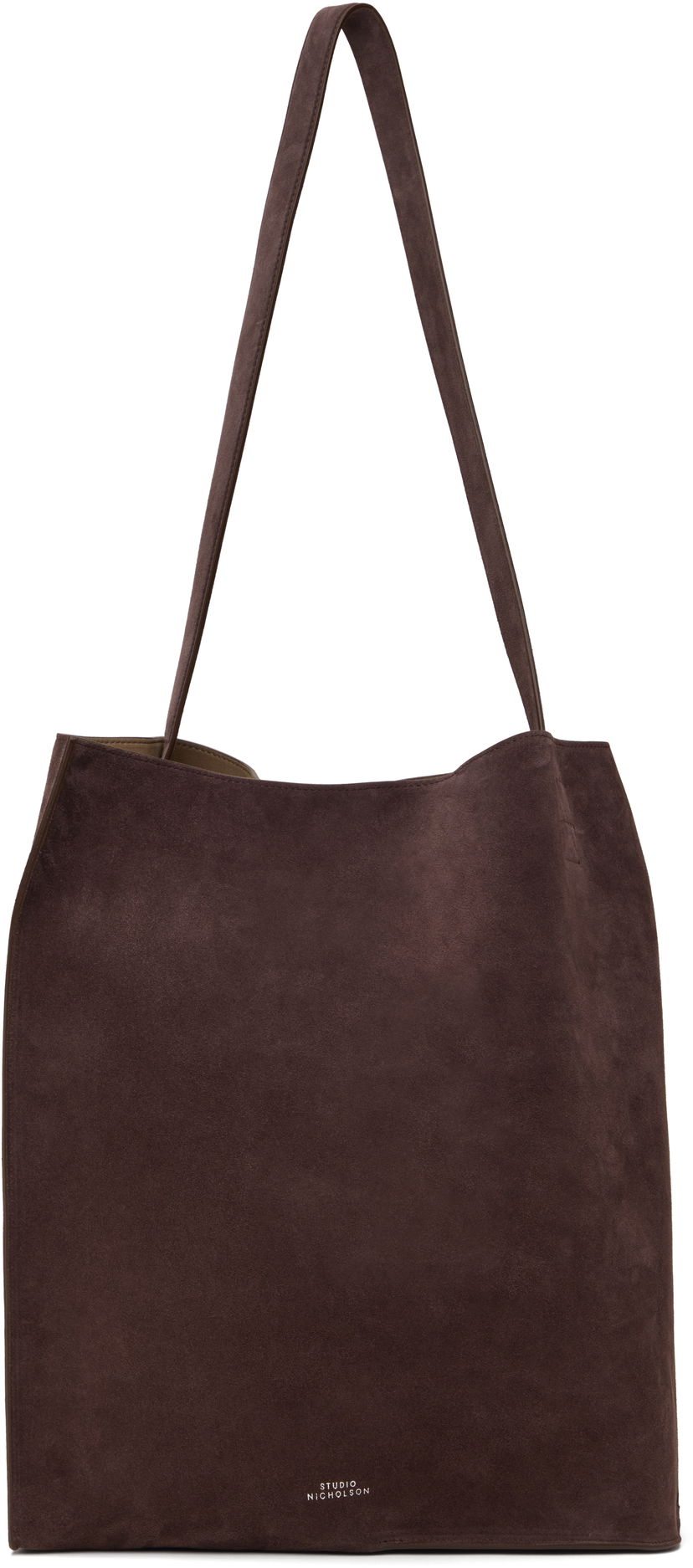 Kangaskassi Studio Nicholson Studio Nicholson Doublet Type 2 Suede Tote Bag Ruskea | DOUBLET TYPE 2 SN - 755