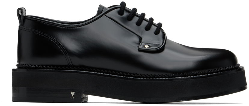 Kengänhoito AMI AMI Paris Anatomical Toe Derbys Musta | USV024.AL0043