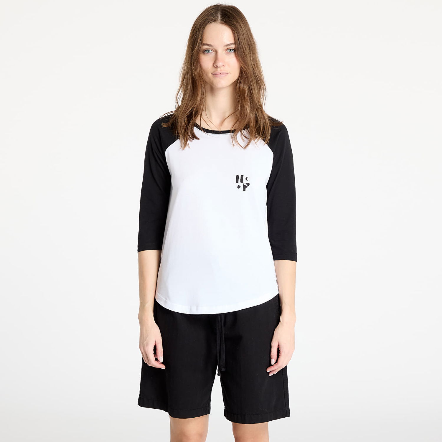 T-paita Horsefeathers Horsefeathers Kirby Baseball T-Shirt Musta | SW942D, 0