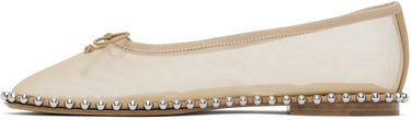 Vaatteet Alexander Wang Alexander Wang Lina Ballchain Ballerina Flats Beige | 30125F046, 2