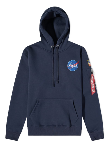 Huppari Alpha Industries Space Shuttle Hoody Tummansininen | 178317-07