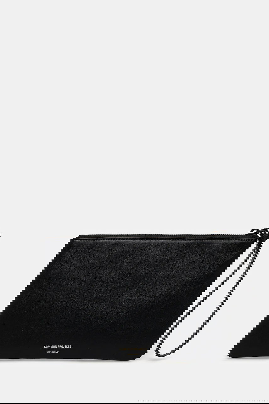 Käsilaukku Common Projects Small Flat Leather Pouch Musta | 9187.7547, 0