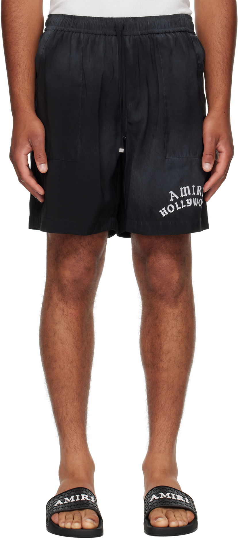 Shortsit AMIRI AMIRI Hollywood Shorts Musta | AMSHCA1103