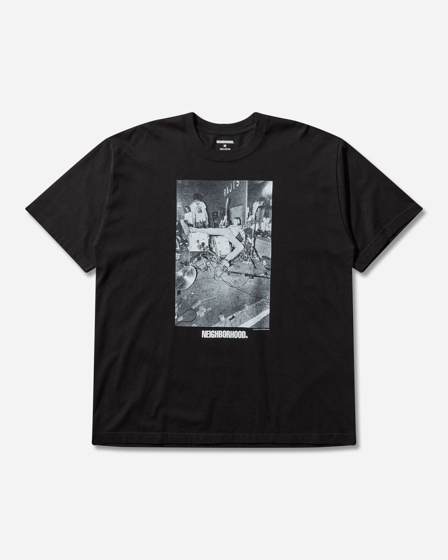 T-paita Neighborhood Charles Peterson SS-3 T-Shirt Musta | 252PCNH-ST12S BLACK, 0