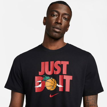 T-paita Nike "Just Do It" Basketball Tee Musta | DV1212-010, 2