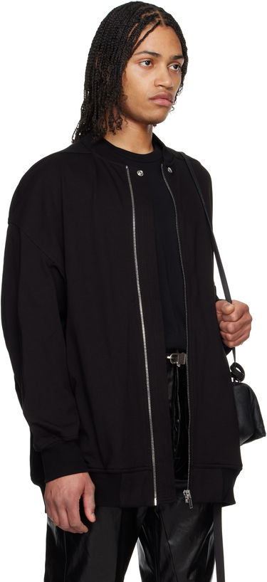 Bomber-takki Rick Owens Rick Owens Hollywood Jumbo Flight Bomber Jacket Musta | RU01E5245 BA, 1