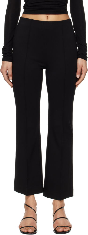 Housut rag & bone Rag & Bone Irina Ponte Slim Fit Kick Flare Trousers Musta | WAC25S7003D803, 0