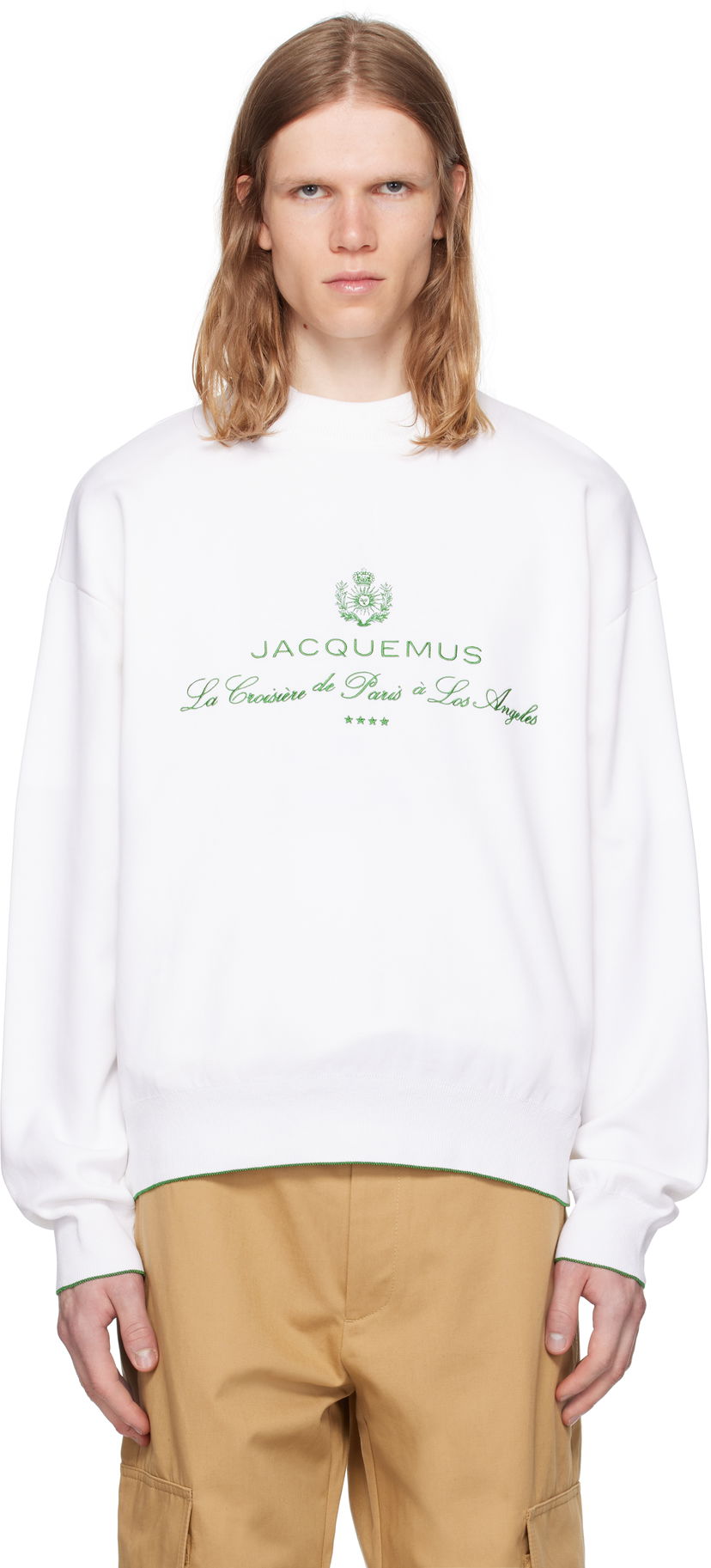 Huppari Jacquemus Jacquemus La Croisière 'The Venice' Sweatshirt Valkoinen | 25E255KN544-2427
